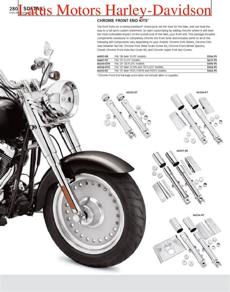 2007 harley softail parts catalog